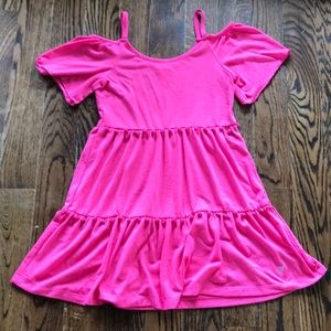 hot pink guess kids dress 🍌